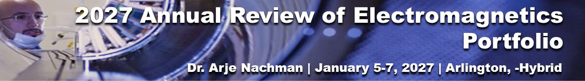 2027 Annual Review of Electromagnetics Portfolio event banner